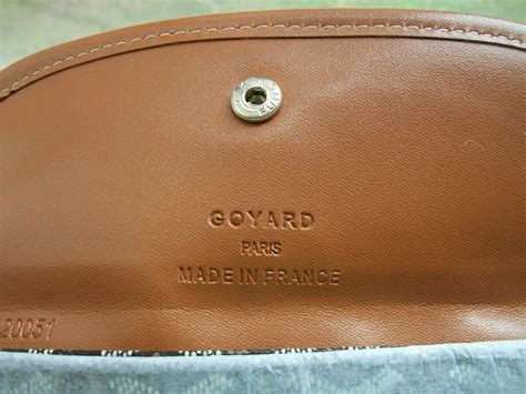 original goyard serial number checker|how to identify a goyard.